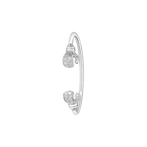Sterling Silver CZ Babies Bangle
