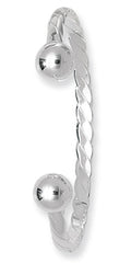Sterling Silver Torque Bangle
