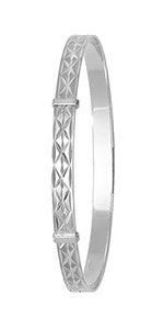 Sterling Silver Expanding Bangle