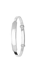 Sterling Silver Babies  Expanding Bangle