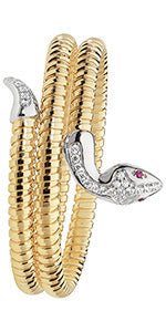 Gold Plated Sterling Silver Bangle