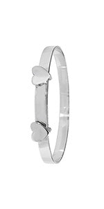 Sterling Silver Babies  Expanding Bangle