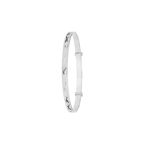Sterling Silver Babies  Expanding Bangle