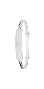 Sterling Silver Babies  Expanding Bangle