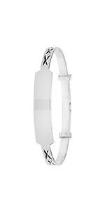 Sterling Silver Babies  Expanding Bangle
