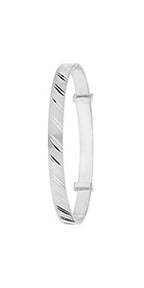 Sterling Silver Babies  Expanding Bangle