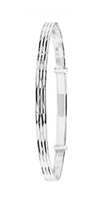 Sterling Silver Expanding Bangle