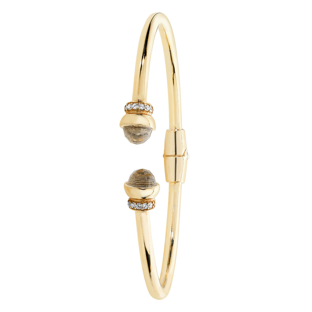 Gold Plated Sterling Silver Bangle