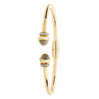 Gold Plated Sterling Silver Bangle