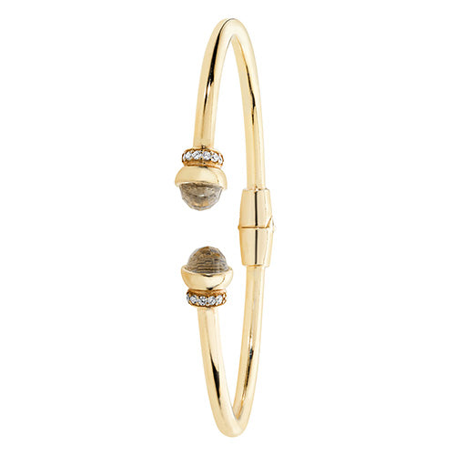 Gold Plated Sterling Silver Bangle
