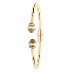 Gold Plated Sterling Silver Bangle