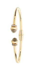 Gold Plated Sterling Silver Bangle