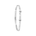 Bangles Ymestynnol Babanod Arian Sterling