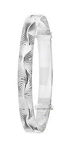 Sterling Silver Expanding Bangle