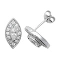 Sterling Silver CZ Earrings