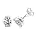 Sterling Silver CZ Earrings
