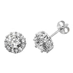 Sterling Silver CZ Earrings