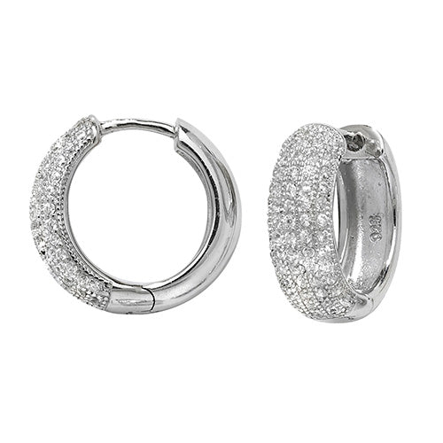 Sterling Silver CZ Earrings