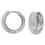 Sterling Silver CZ Earrings