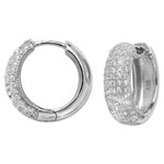 Sterling Silver CZ Earrings