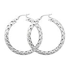 Sterling Silver Earrings 30mm
