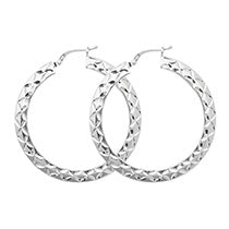 Sterling Silver Earrings 30mm