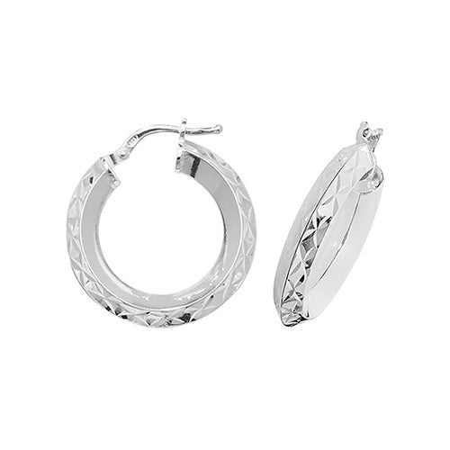 Sterling Silver Earrings 15mm