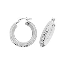 Sterling Silver Earrings 15mm