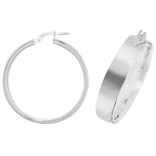 Sterling Silver Earrings 30mm