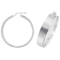 Sterling Silver Earrings 30mm