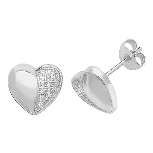 Sterling Silver CZ Earrings