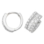 Sterling Silver CZ Earrings