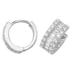 Sterling Silver CZ Earrings