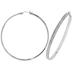 Sterling Silver Earrings 60mm