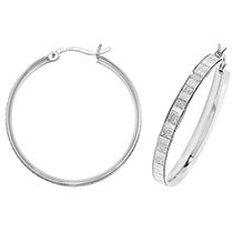 Sterling Silver Earrings 30mm