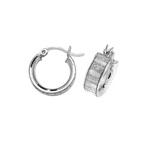 Sterling Silver Earrings 10mm