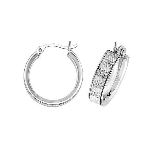 Sterling Silver Earrings 15mm