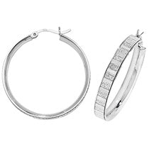 Sterling Silver Earrings 30mm
