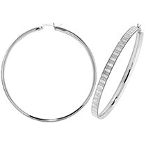 Sterling Silver Earrings 60mm