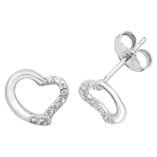 Sterling Silver CZ Earrings