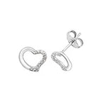 Sterling Silver CZ Earrings