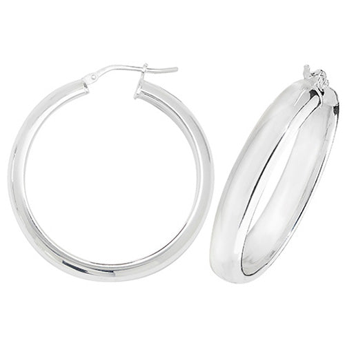 Sterling Silver Earrings 30mm