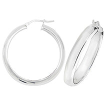 Sterling Silver Earrings 30mm