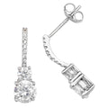 Sterling Silver CZ Earrings