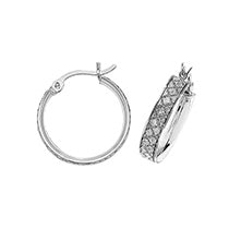 Sterling Silver Earrings 15mm