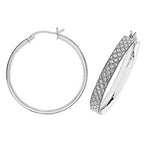 Sterling Silver Earrings 30mm