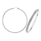 Sterling Silver Earrings 60mm