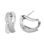 Sterling Silver CZ Earrings