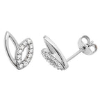 Sterling Silver CZ Earrings