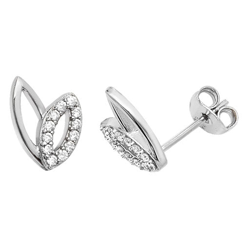 Sterling Silver CZ Earrings
